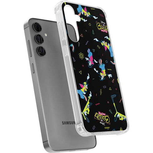 Disney Goofy Movie Pattern Galaxy S24 Plus Clear Case